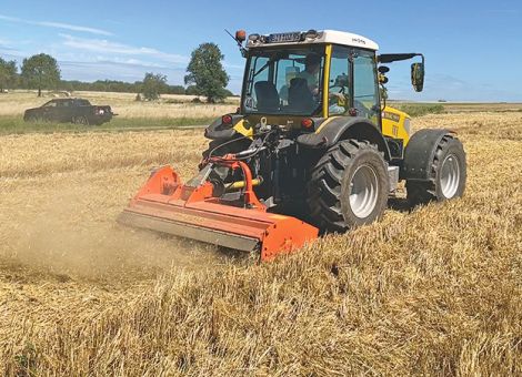 Die Unkrautbekämpfung beginnt direkt nach der Ernte
