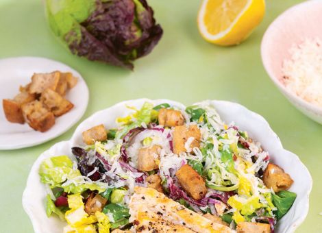 Caesar Salad mit Hühnchen