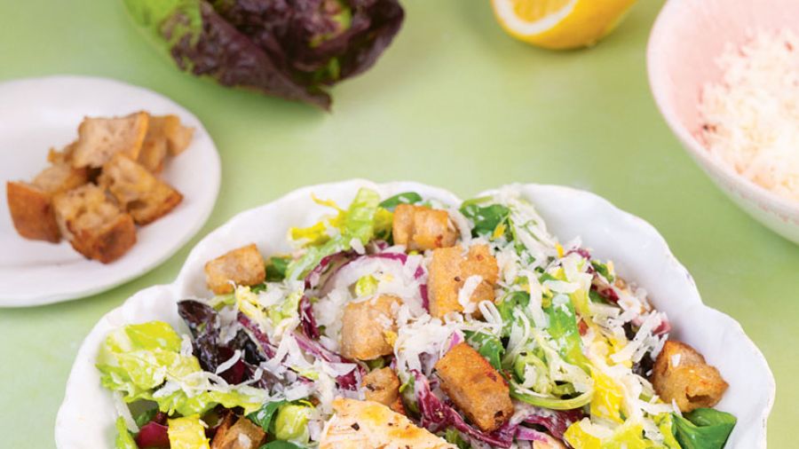 Caesar Salad mit Hühnchen