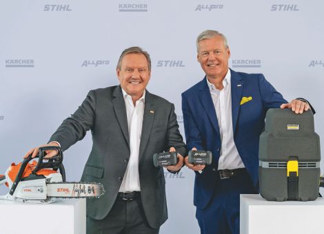 Kärcher und Stihl starten Akku-Allianz