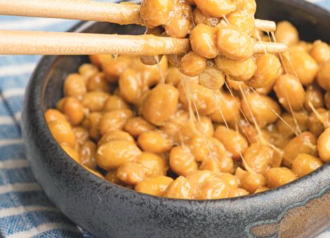 &bdquo;Natto&ldquo;, ein japanisches Sojabohnengericht