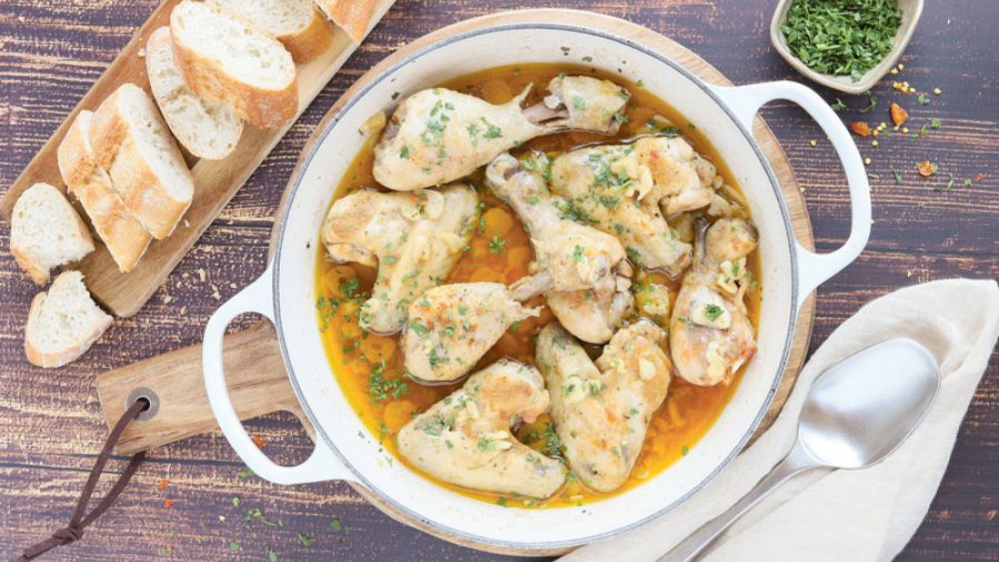 Hähnchen al Ajillo
