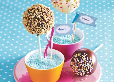 Bunte Cake-Pops
