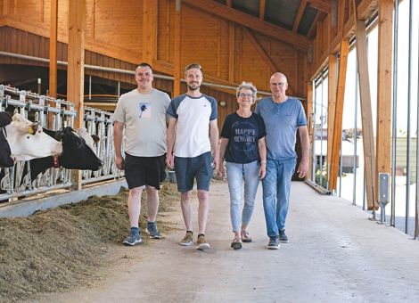 Familie Semmler setzt auf drei Lely Astronaut A5