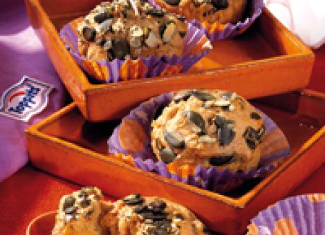 Gruselige  Kürbis-Muffins 