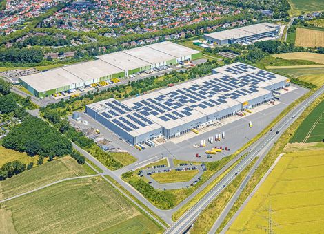Großflächiges Logistikzentrum in Wölfersheim