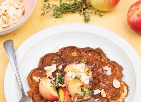 Apfel-Waffeln