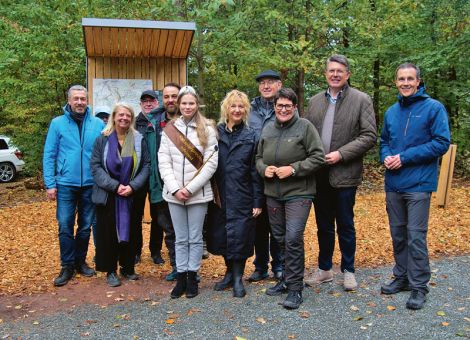 Willkommensportal im Pfälzerwald