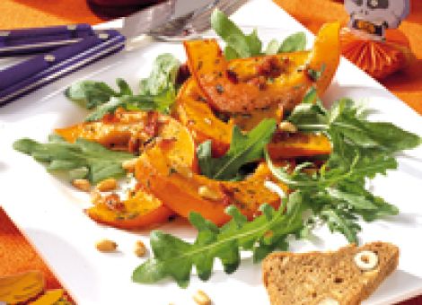 Kürbissalat aus dem Ofen