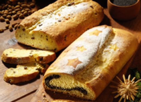 Leichter Weihnachtsstollen