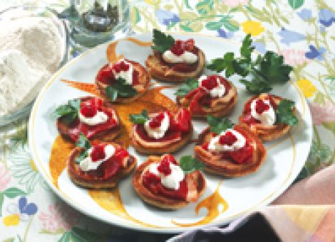 Gepfefferte Blinis