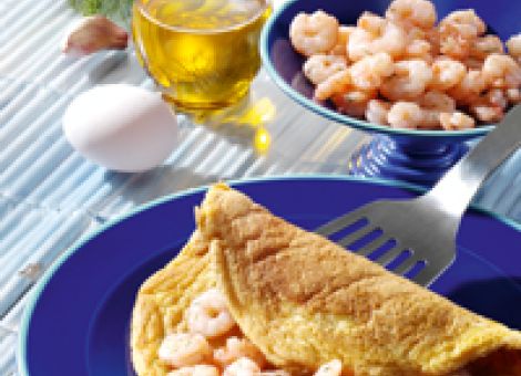 Krabben-Omelette