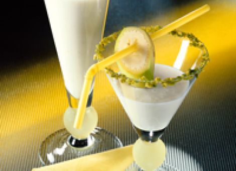 Laktosefreier Bananen-Cocktail