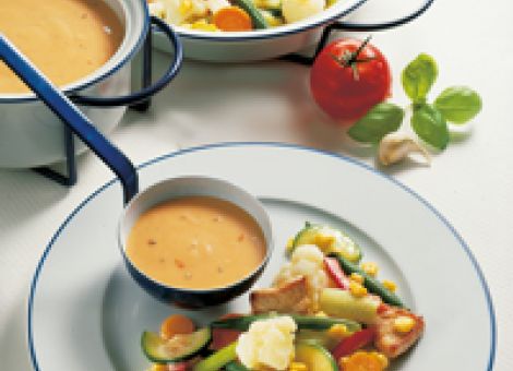 Putengeschnetzeltes  und Gemüse