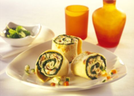 Leckere Putencrêpes