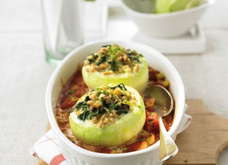 Gefüllte Kohlrabi