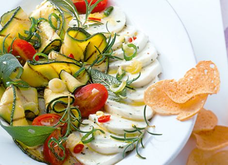 Gegrillte Zucchinischeiben