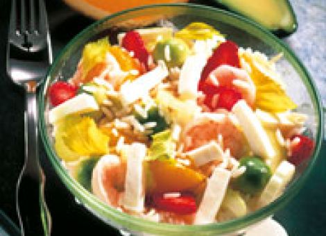 Fruchtiger Reissalat