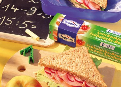 Sandwich mit Schinken und Käse