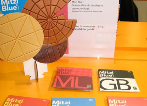Schokolade in der Größe von Disketten stellte die Zotter Schokoladen Manufaktur GmbH aus dem österreichischen Riegersburg vor.