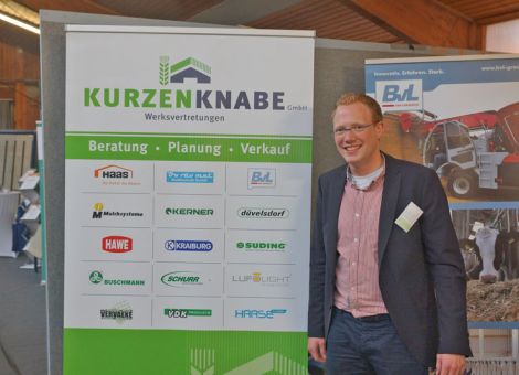 Lars Döppner von der Kurzenknabe GmbH präsentierte das breite Portfolio des Unternehmens.
